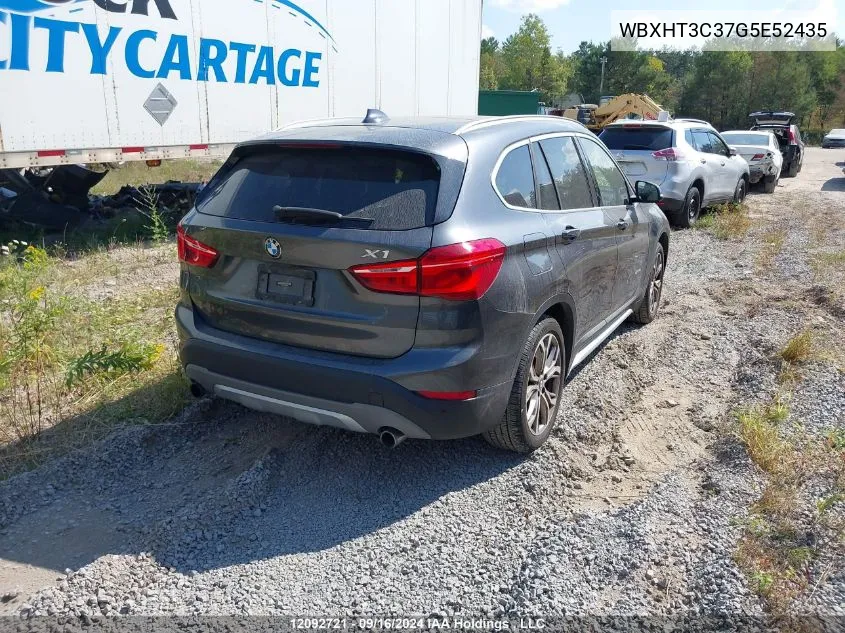 WBXHT3C37G5E52435 2016 BMW X1