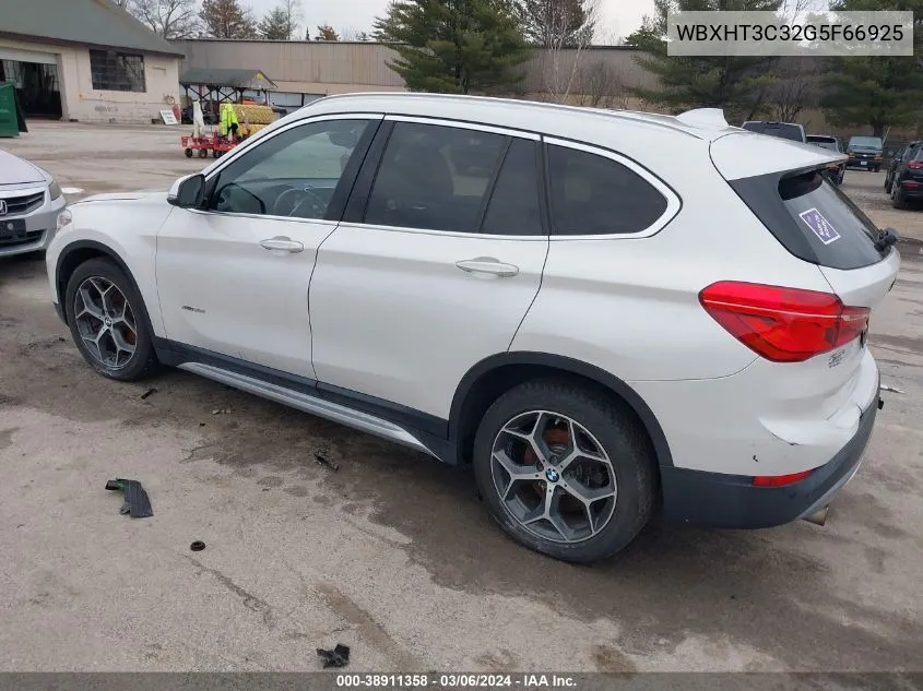 2016 BMW X1 xDrive28I VIN: WBXHT3C32G5F66925 Lot: 38911358