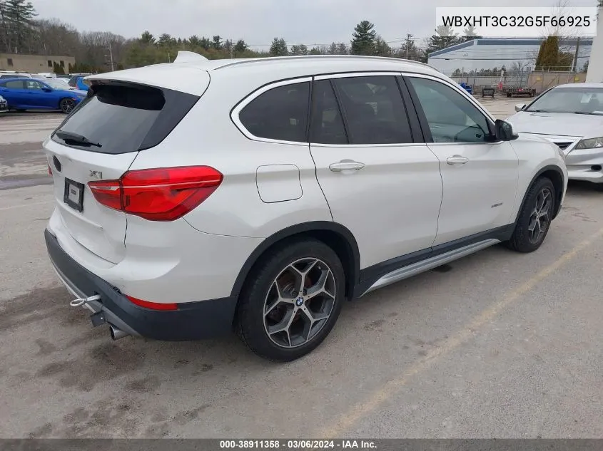 2016 BMW X1 xDrive28I VIN: WBXHT3C32G5F66925 Lot: 38911358