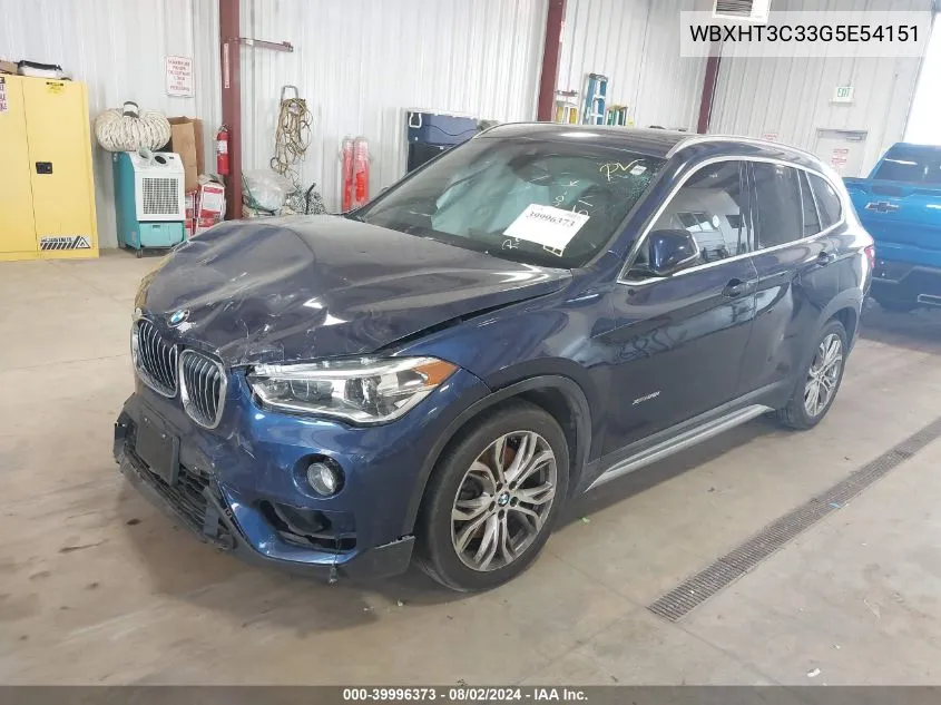 WBXHT3C33G5E54151 2016 BMW X1 xDrive28I