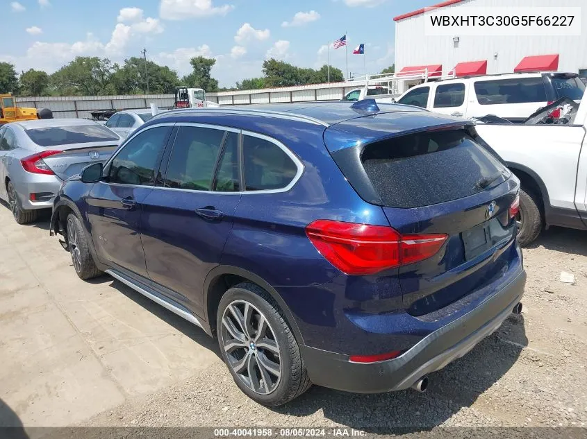 2016 BMW X1 xDrive28I VIN: WBXHT3C30G5F66227 Lot: 40041958