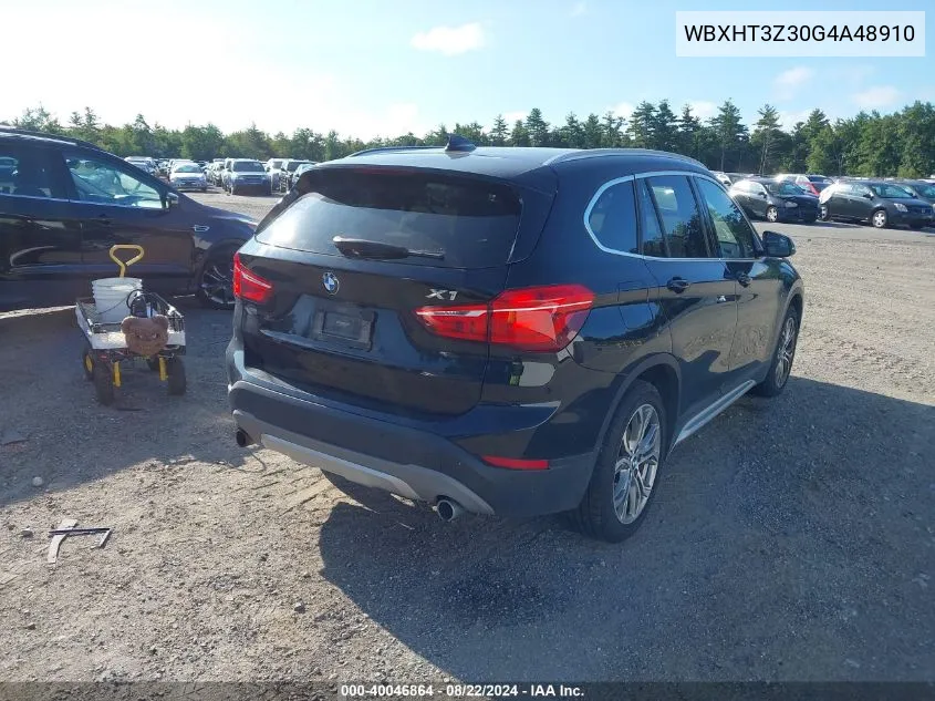 2016 BMW X1 xDrive28I VIN: WBXHT3Z30G4A48910 Lot: 40046864