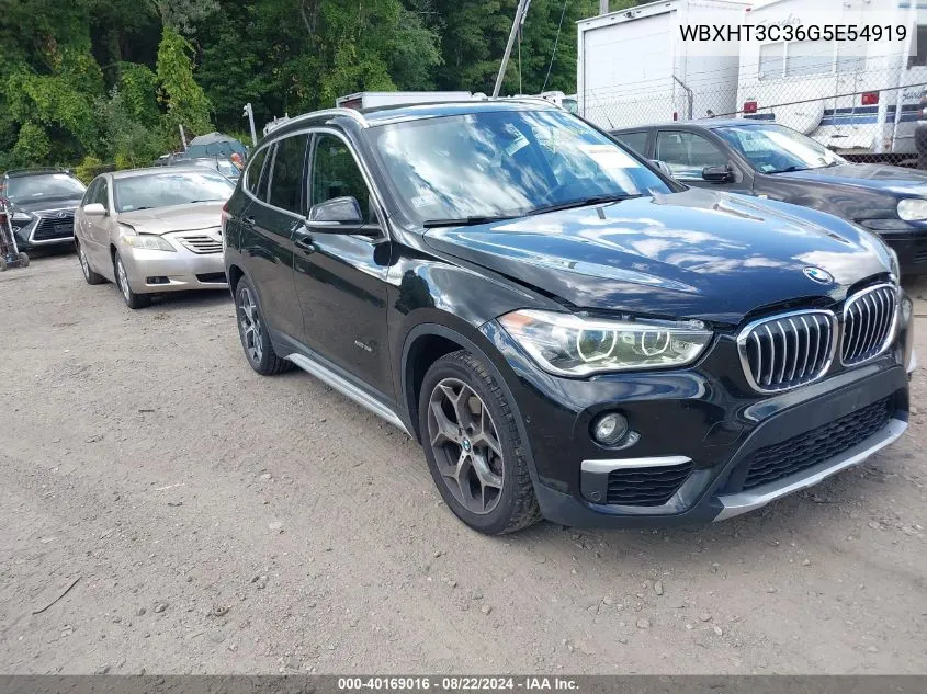 2016 BMW X1 xDrive28I VIN: WBXHT3C36G5E54919 Lot: 40169016