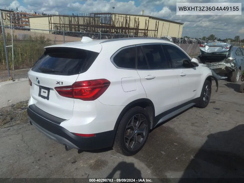 2016 BMW X1 xDrive28I VIN: WBXHT3Z36G4A49155 Lot: 40298783