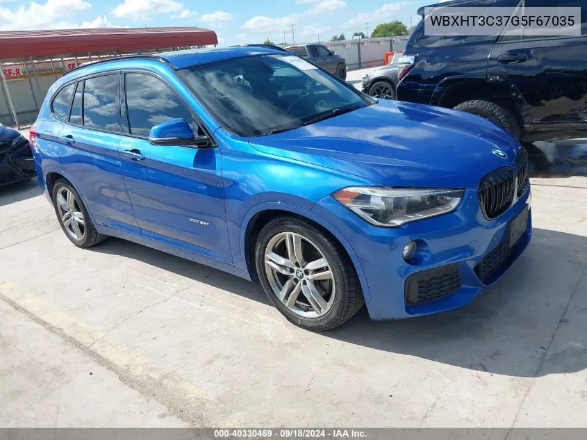 2016 BMW X1 xDrive28I VIN: WBXHT3C37G5F67035 Lot: 40330459