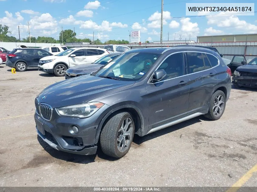 WBXHT3Z34G4A51874 2016 BMW X1 xDrive28I