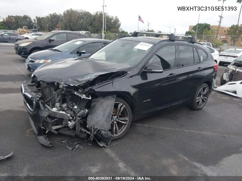 2016 BMW X1 xDrive28I VIN: WBXHT3C31G5E51393 Lot: 40393931