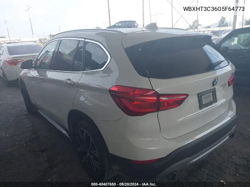 WBXHT3C36G5F64773 2016 BMW X1 xDrive28I