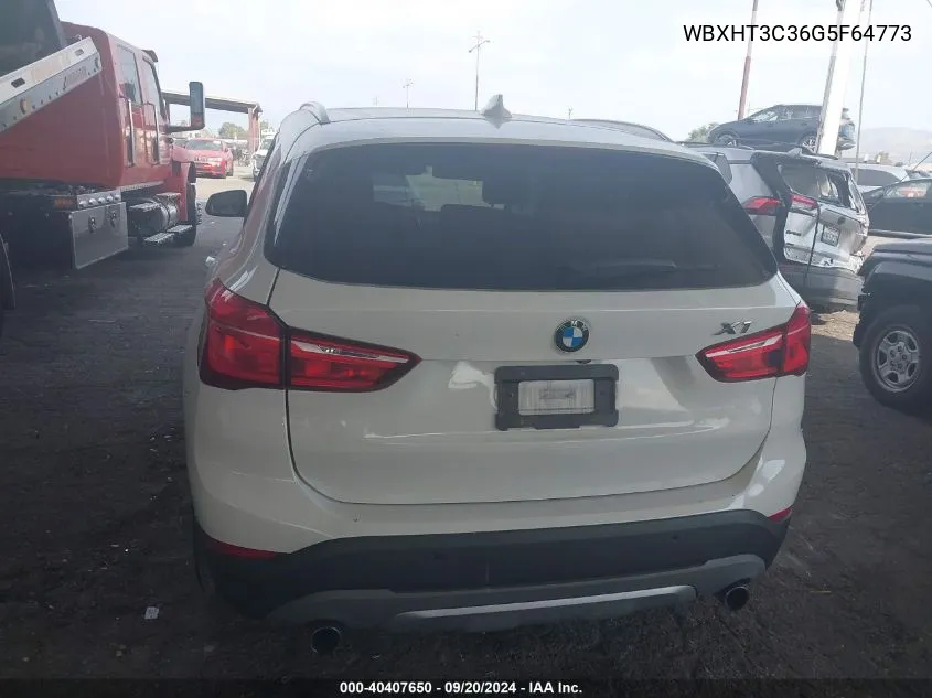 2016 BMW X1 xDrive28I VIN: WBXHT3C36G5F64773 Lot: 40407650