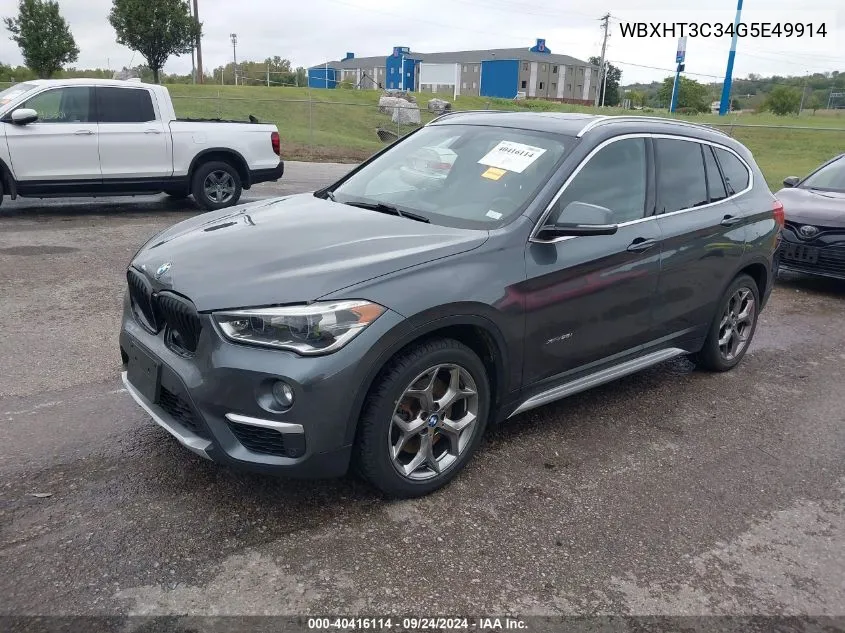 WBXHT3C34G5E49914 2016 BMW X1 xDrive28I