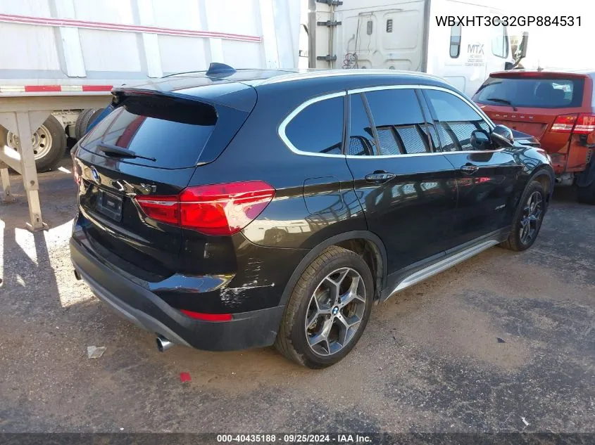 2016 BMW X1 xDrive28I VIN: WBXHT3C32GP884531 Lot: 40435188