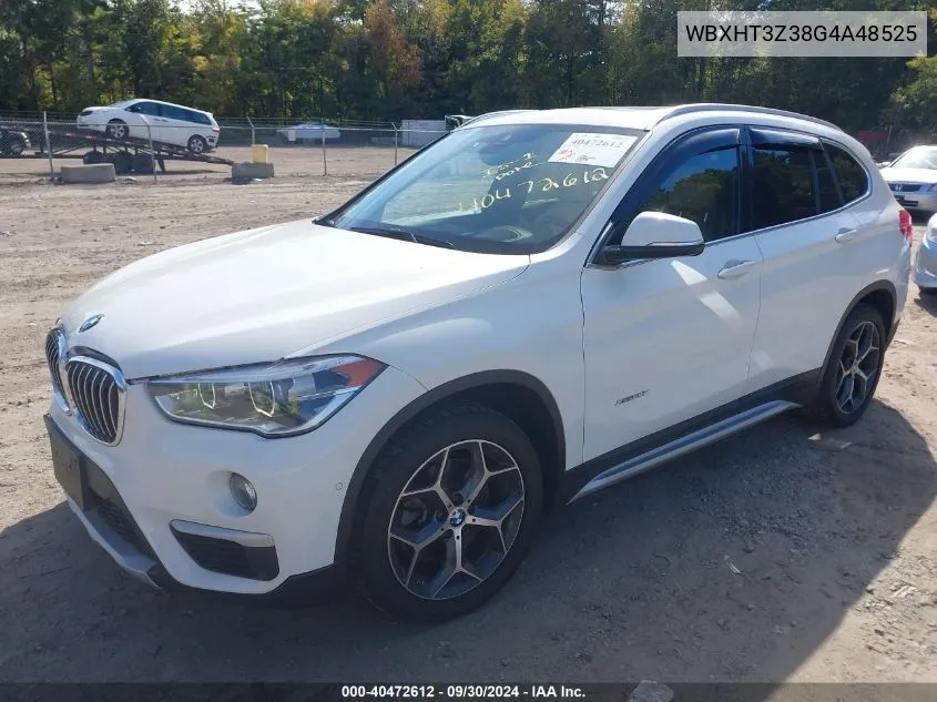 2016 BMW X1 xDrive28I VIN: WBXHT3Z38G4A48525 Lot: 40472612