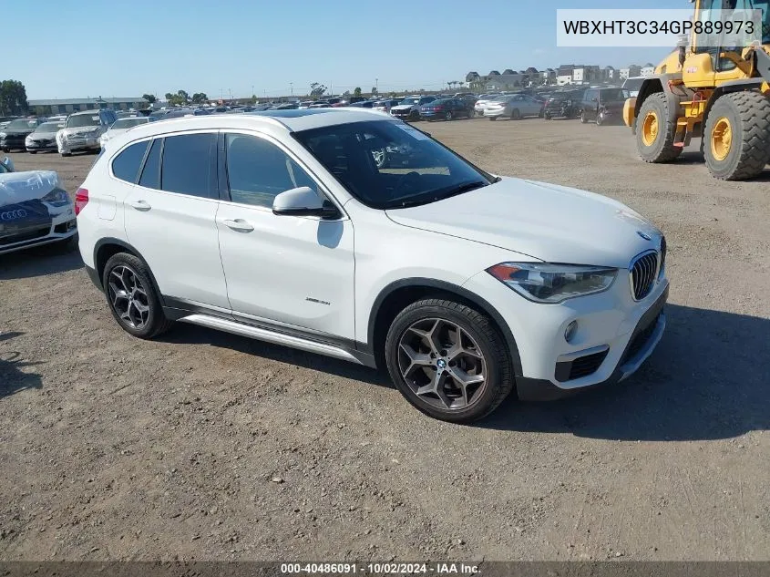 2016 BMW X1 xDrive28I VIN: WBXHT3C34GP889973 Lot: 40486091