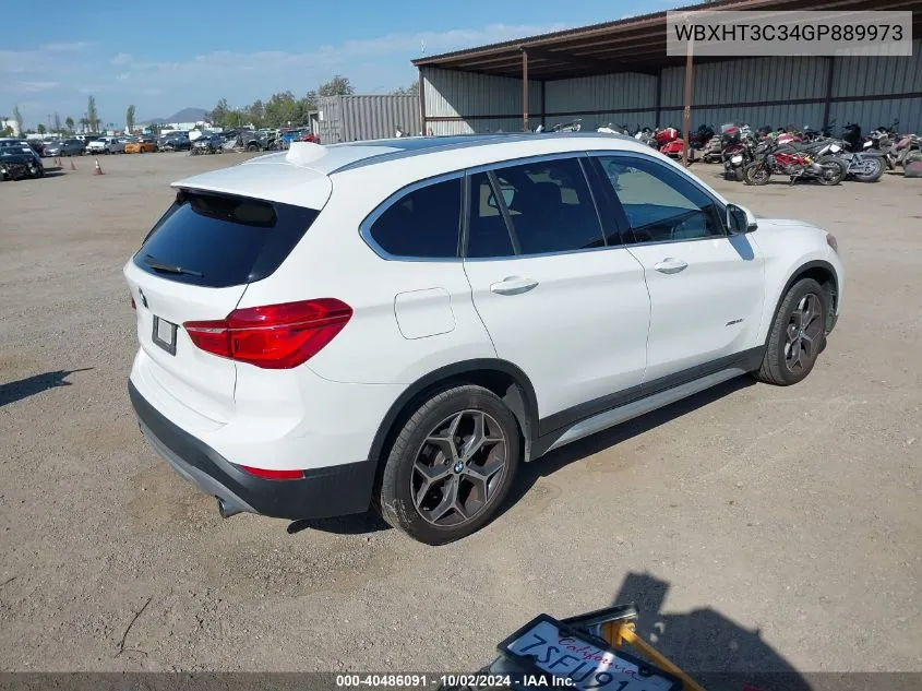 2016 BMW X1 xDrive28I VIN: WBXHT3C34GP889973 Lot: 40486091