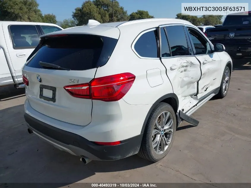 2016 BMW X1 xDrive28I VIN: WBXHT3C30G5F63571 Lot: 40493319