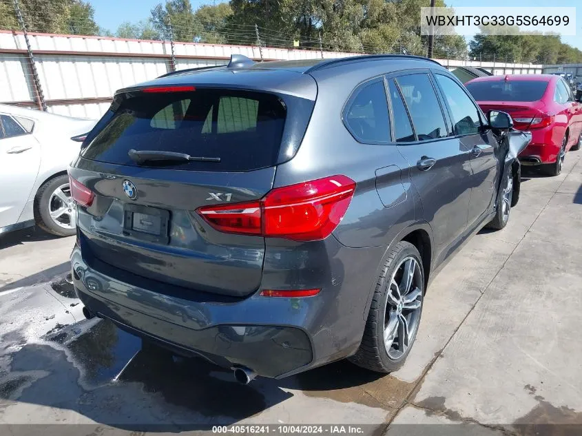 2016 BMW X1 xDrive28I VIN: WBXHT3C33G5S64699 Lot: 40516241