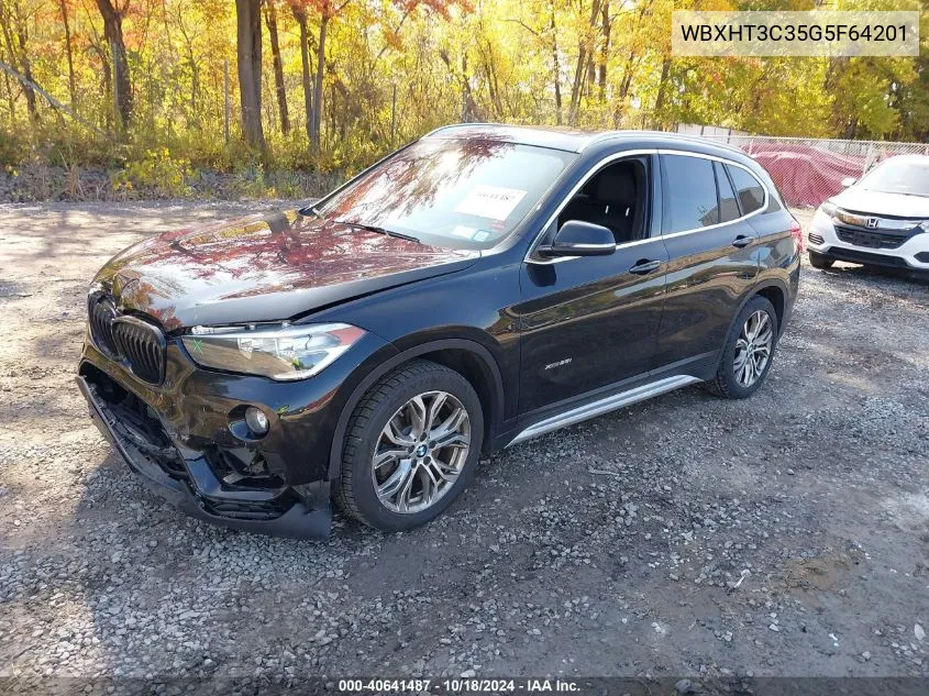 2016 BMW X1 xDrive28I VIN: WBXHT3C35G5F64201 Lot: 40641487