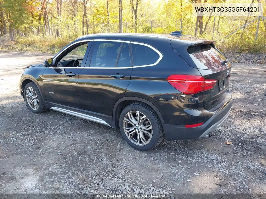 2016 BMW X1 xDrive28I VIN: WBXHT3C35G5F64201 Lot: 40641487