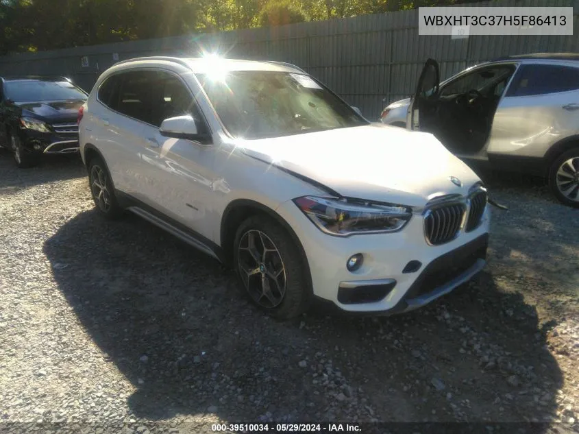 2017 BMW X1 xDrive28I VIN: WBXHT3C37H5F86413 Lot: 39510034