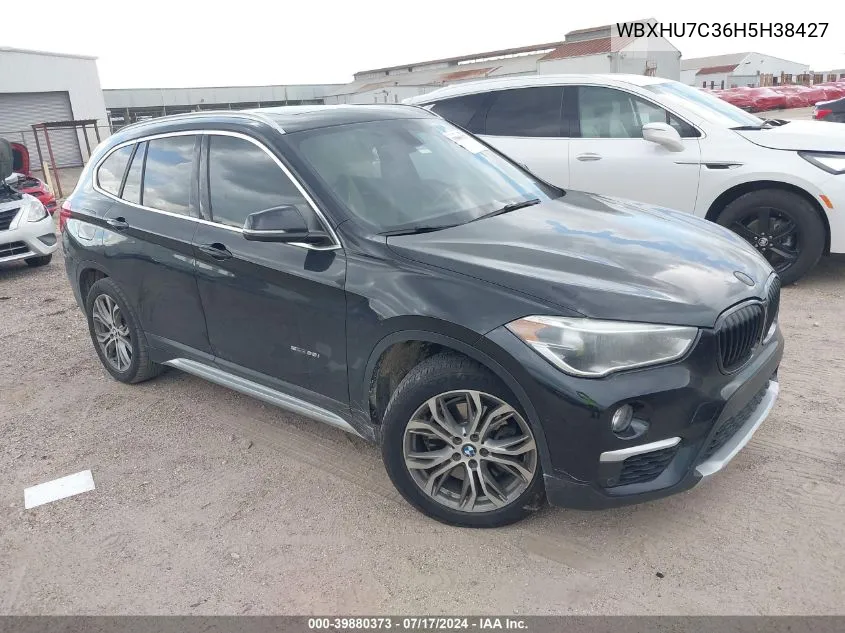 2017 BMW X1 Sdrive28I VIN: WBXHU7C36H5H38427 Lot: 39880373