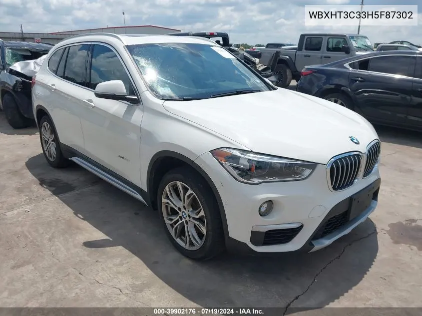 2017 BMW X1 xDrive28I VIN: WBXHT3C33H5F87302 Lot: 39902176