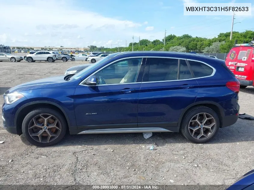 2017 BMW X1 xDrive28I VIN: WBXHT3C31H5F82633 Lot: 39993000