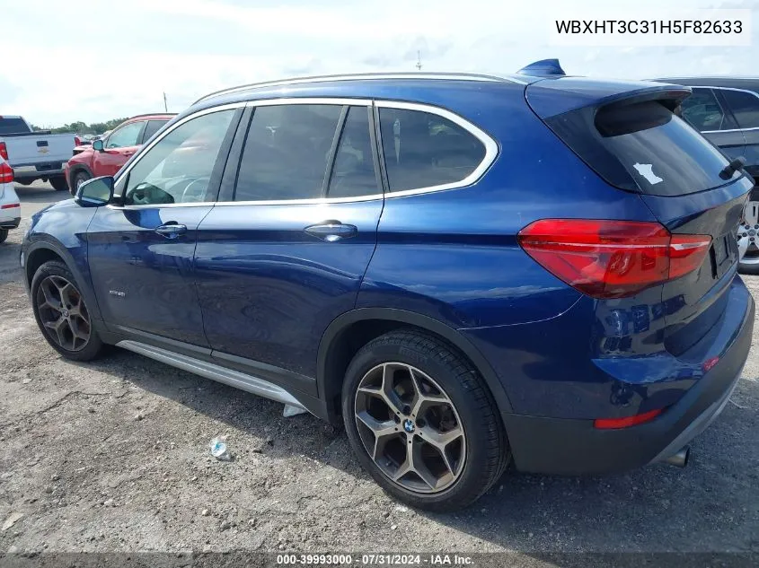 2017 BMW X1 xDrive28I VIN: WBXHT3C31H5F82633 Lot: 39993000