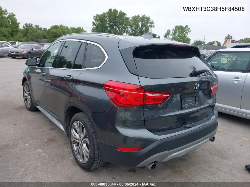 2017 BMW X1 xDrive28I VIN: WBXHT3C38H5F84508 Lot: 40035344