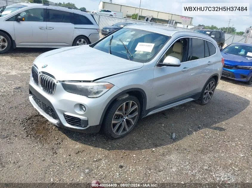 2017 BMW X1 Sdrive28I VIN: WBXHU7C32H5H37484 Lot: 40054409