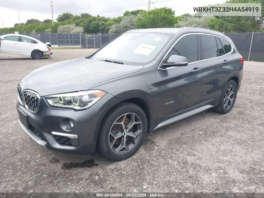 2017 BMW X1 xDrive28I VIN: WBXHT3Z32H4A54919 Lot: 40185595