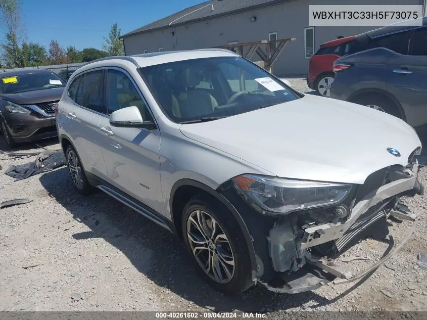 2017 BMW X1 xDrive28I VIN: WBXHT3C33H5F73075 Lot: 40261602