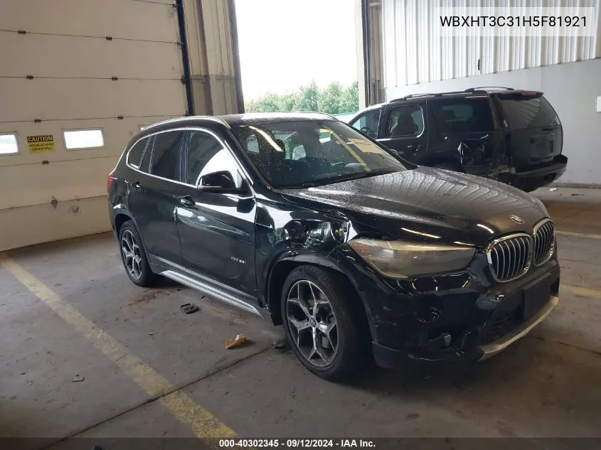 2017 BMW X1 xDrive28I VIN: WBXHT3C31H5F81921 Lot: 40302345