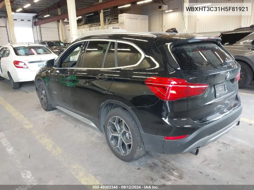 WBXHT3C31H5F81921 2017 BMW X1 xDrive28I