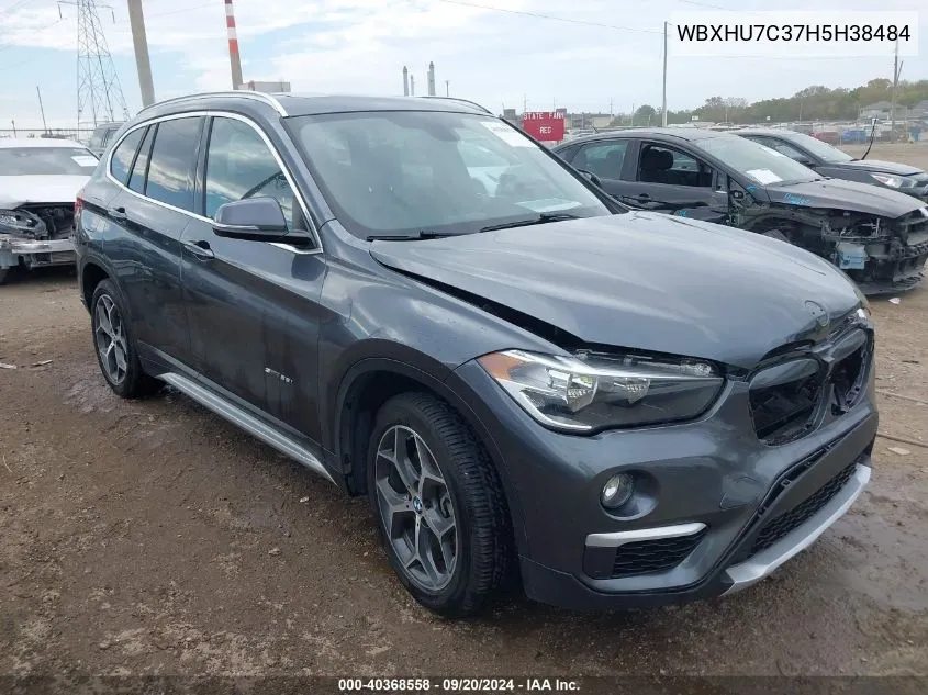 2017 BMW X1 Sdrive28I VIN: WBXHU7C37H5H38484 Lot: 40368558