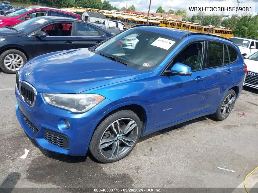 2017 BMW X1 xDrive28I VIN: WBXHT3C30H5F69081 Lot: 40383778