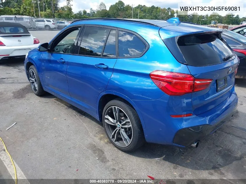 2017 BMW X1 xDrive28I VIN: WBXHT3C30H5F69081 Lot: 40383778