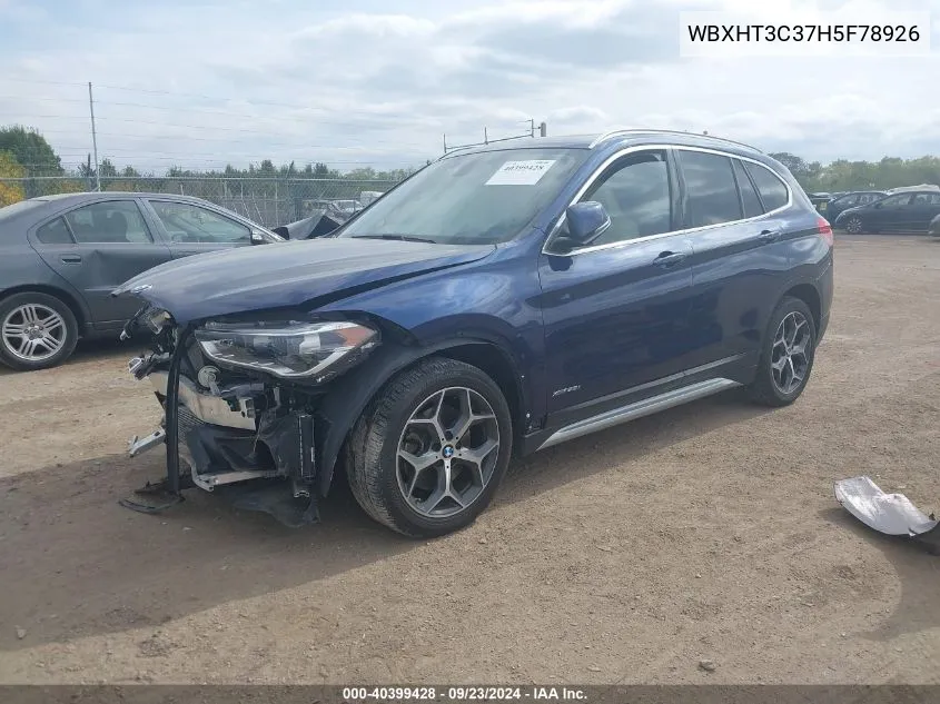 2017 BMW X1 xDrive28I VIN: WBXHT3C37H5F78926 Lot: 40399428