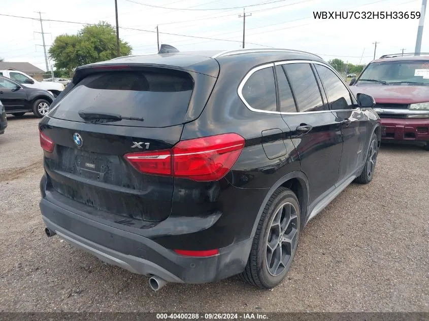 WBXHU7C32H5H33659 2017 BMW X1 Sdrive28I