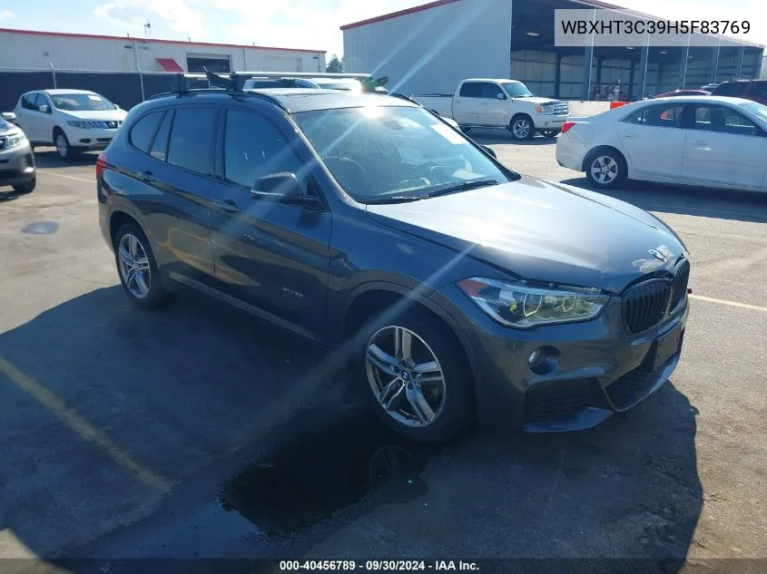 2017 BMW X1 xDrive28I VIN: WBXHT3C39H5F83769 Lot: 40456789