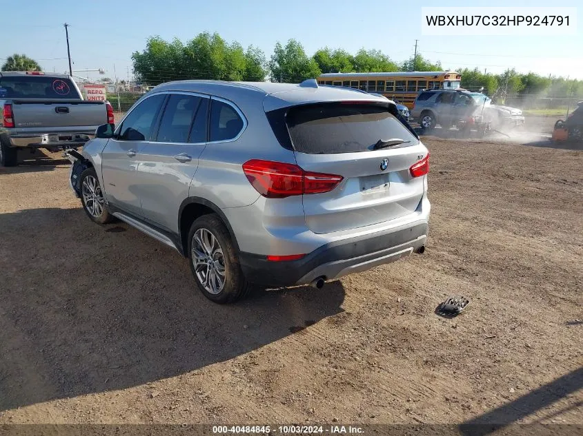 WBXHU7C32HP924791 2017 BMW X1 Sdrive28I