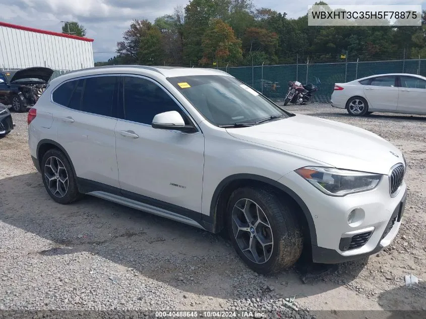 2017 BMW X1 xDrive28I VIN: WBXHT3C35H5F78875 Lot: 40488645