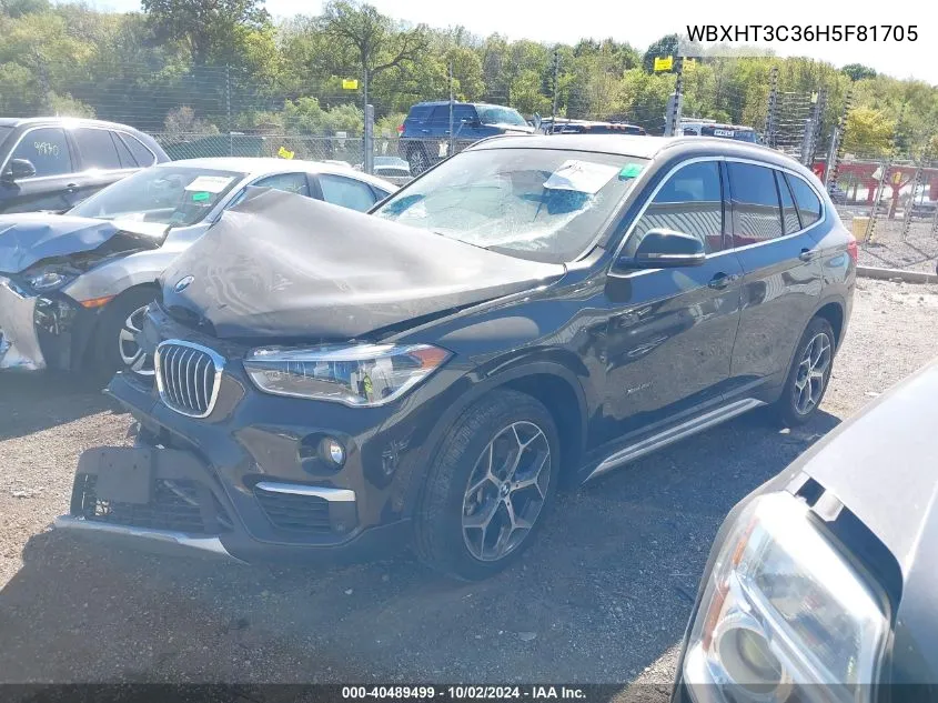 2017 BMW X1 xDrive28I VIN: WBXHT3C36H5F81705 Lot: 40489499