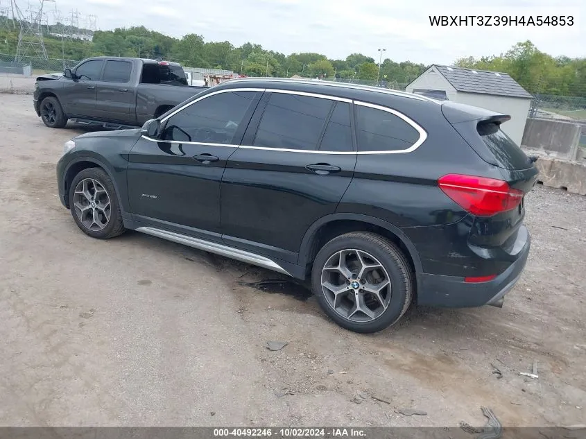 2017 BMW X1 xDrive28I VIN: WBXHT3Z39H4A54853 Lot: 40492246