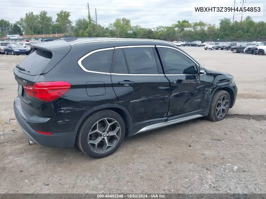 2017 BMW X1 xDrive28I VIN: WBXHT3Z39H4A54853 Lot: 40492246