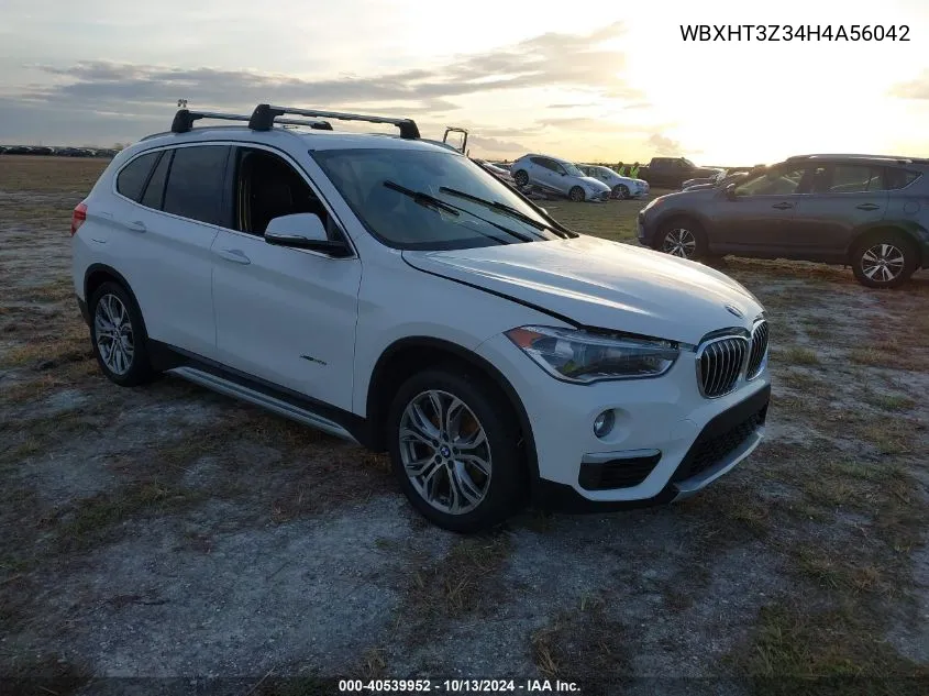 2017 BMW X1 xDrive28I VIN: WBXHT3Z34H4A56042 Lot: 40539952