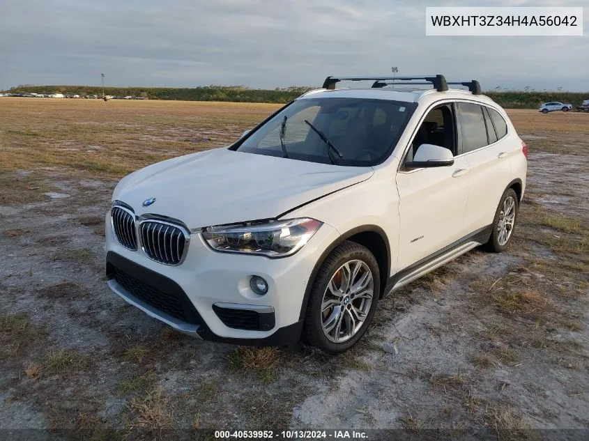 2017 BMW X1 xDrive28I VIN: WBXHT3Z34H4A56042 Lot: 40539952