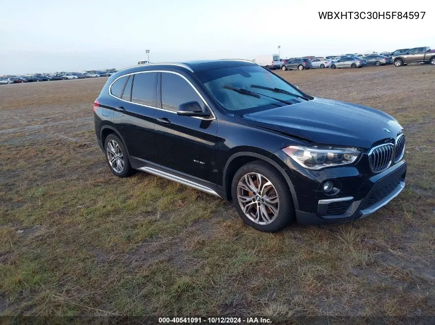 2017 BMW X1 xDrive28I VIN: WBXHT3C30H5F84597 Lot: 40541091