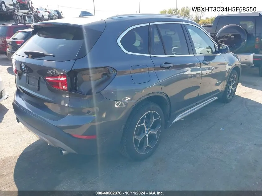 2017 BMW X1 xDrive28I VIN: WBXHT3C34H5F68550 Lot: 40562376