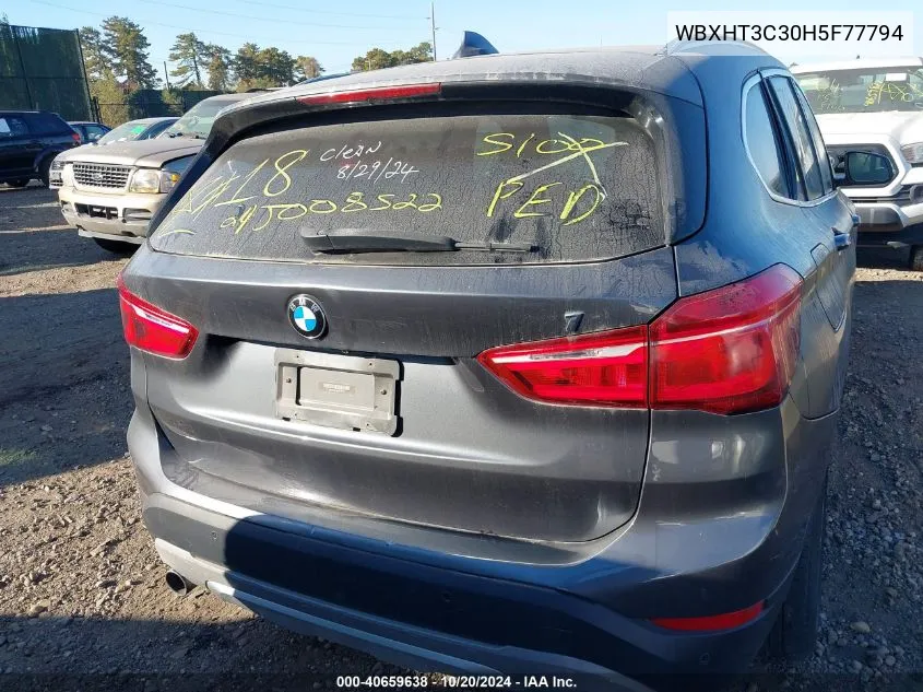 WBXHT3C30H5F77794 2017 BMW X1 xDrive28I