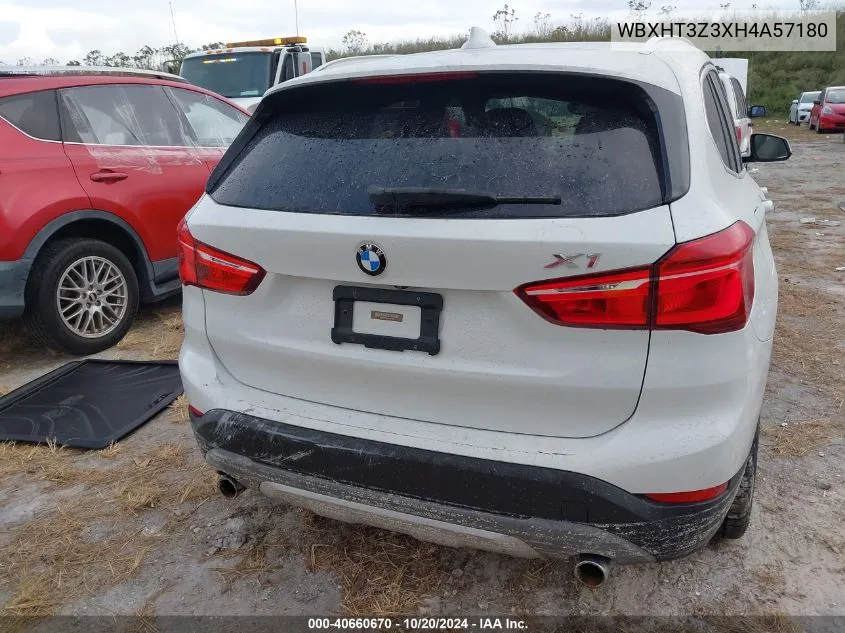 2017 BMW X1 xDrive28I VIN: WBXHT3Z3XH4A57180 Lot: 40660670